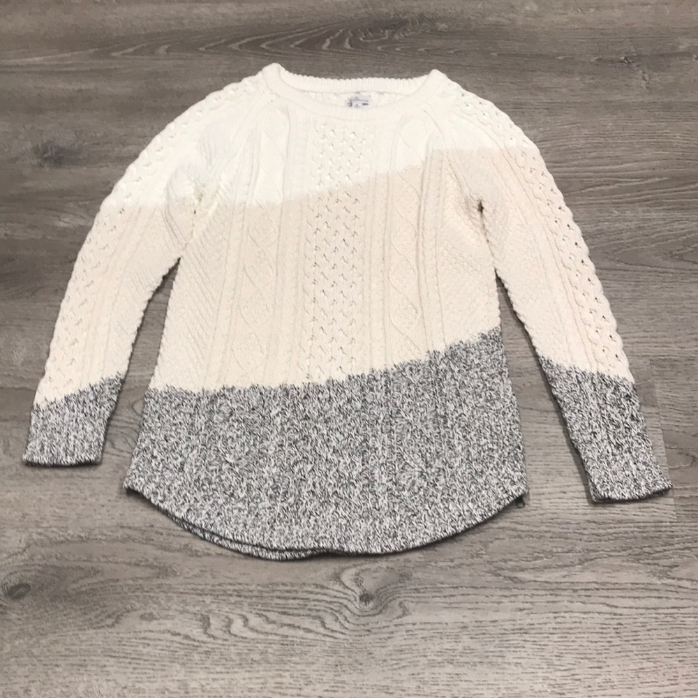 LL Bean Signature fisherman tunic sweater sz-Med